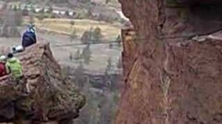 Monkey Face highline fall