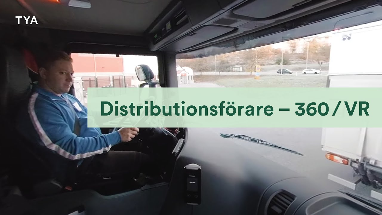 En distributionsförares arbetsdag