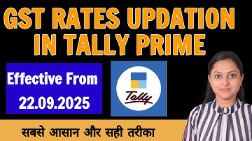 How to update New GST Rates in Tally Prime|GST Rates change in Tally Prime #gstrate @info.solution 