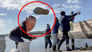 Fishing Hook almost RIPS Mans FACE OFF! (Don’t Do This!)