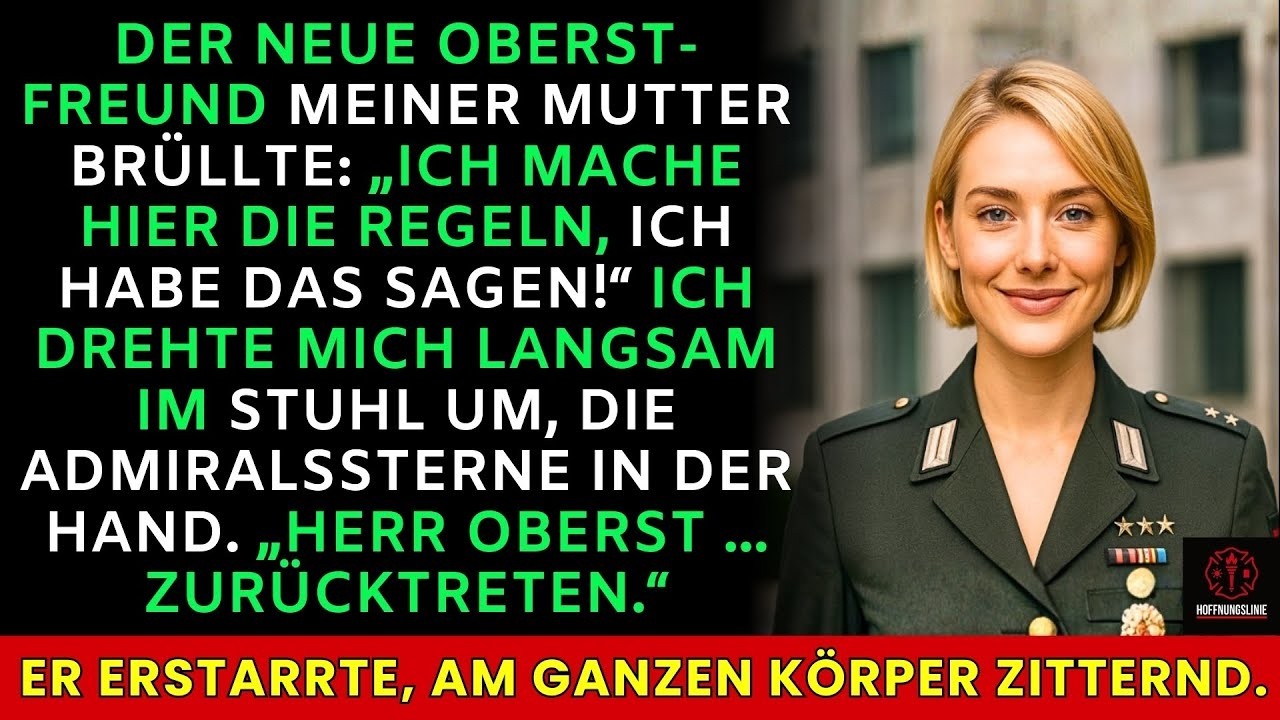 Er behauptete, er habe das Sagen zu Hause. Bis ich meinen Rang zeigte und ihn zum Schweigen brachte…