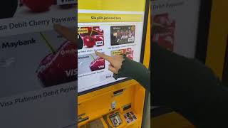 Cara Tukar Kad Maybank Dekat Kiosk Maybank