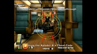 Confidential Mission (Invincible) Short Playthrough using the Dreamcast Xploder &amp; a Cheat Code :D