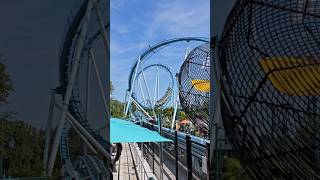 View of Pipeline the Surf Coaster in the Quick Queue line at Seaworld Orlando