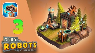 Tiny Robots Recharged gameplay walkthrough Level #3 | IronianX-Latest Games |