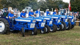 Incredible Ford Tractor Show at Ford jubilee event