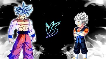 Son Goku V3.4 OP (all form) VS Vegito V2 OP (all form) in Jump Force Mugen