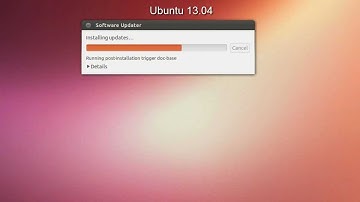 Ubuntu 13.04 vs 12.10 - Software Updater