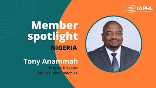 Member spotlight: Meet Tony Anammah, the Project Director at MEBS Global Reach LC