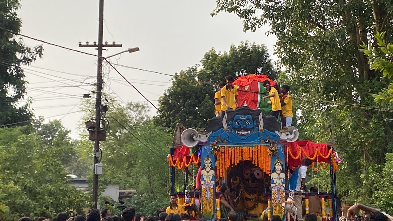Rath Yatra at Rourkela Sector 6 - YouTube