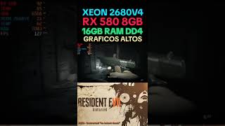 Resident evil 7 gráficos máximos #xeon #rx580 #gamingtest #stream #residentevil7