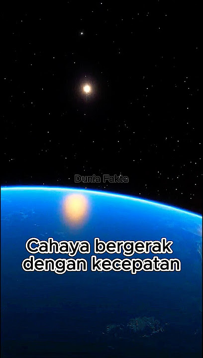 Kecepatan Gerakan Cahaya VS Suara #facts #viral #short