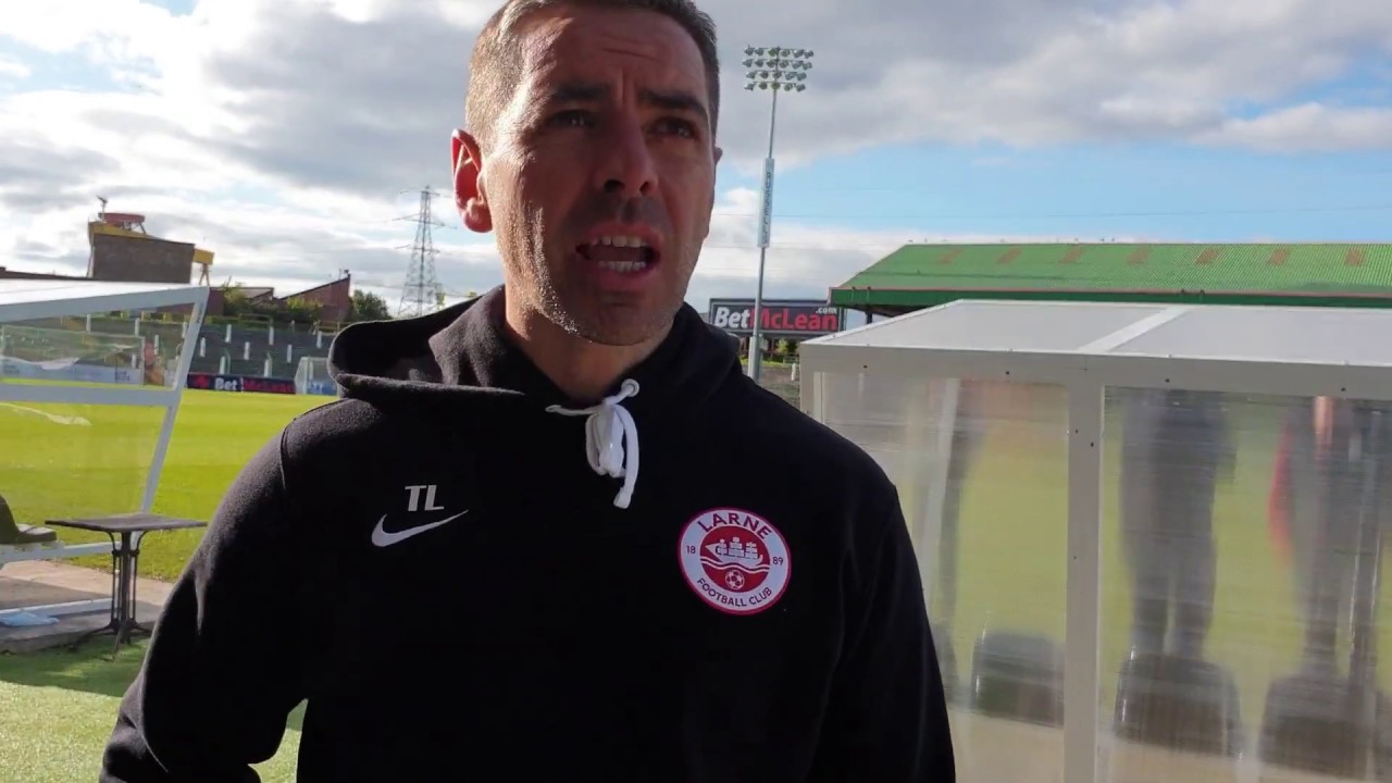 football score Tiernan Lynch Glentoran 2 Larne 1 | Saturday 7th September 2019