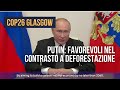 Cop26, il videomessaggio di Vladimir Putin