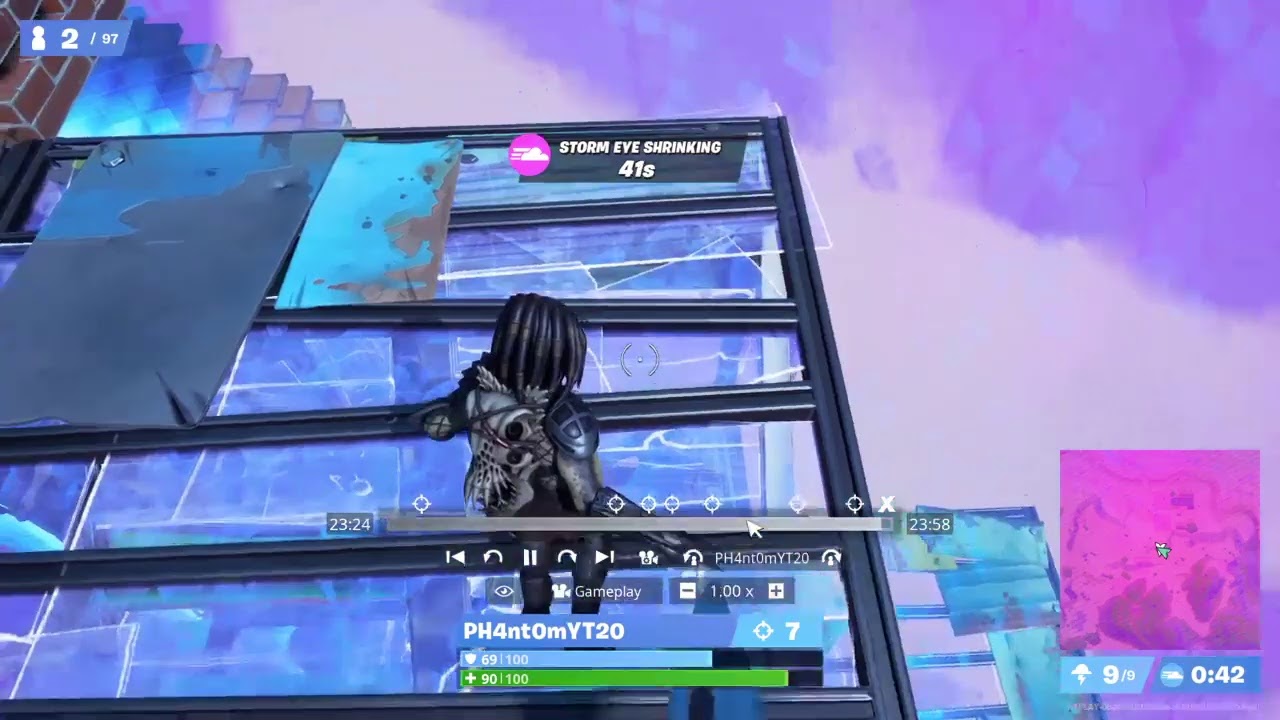 COMPLETING PREDATOR CHALLENGES IN FORTNITE COME AND WATCH