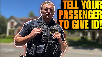 “LET’S SEE YOUR ID” Cop Asks For Passenger’s ID - Gets Shutdown! - ID Refusal