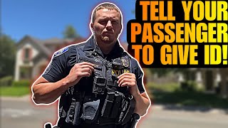 “LET’S SEE YOUR ID” Cop Asks For Passenger’s ID - Gets Shutdown! - ID Refusal