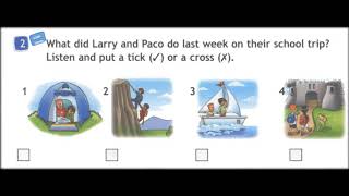 What did Larry and Paco do last week? Spotlight 4 Module 6 WorkBook Ex 2 p. 50 video с субтитрами