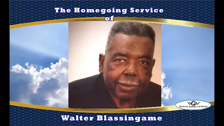 The Homegoing Service of Walter Blassingame