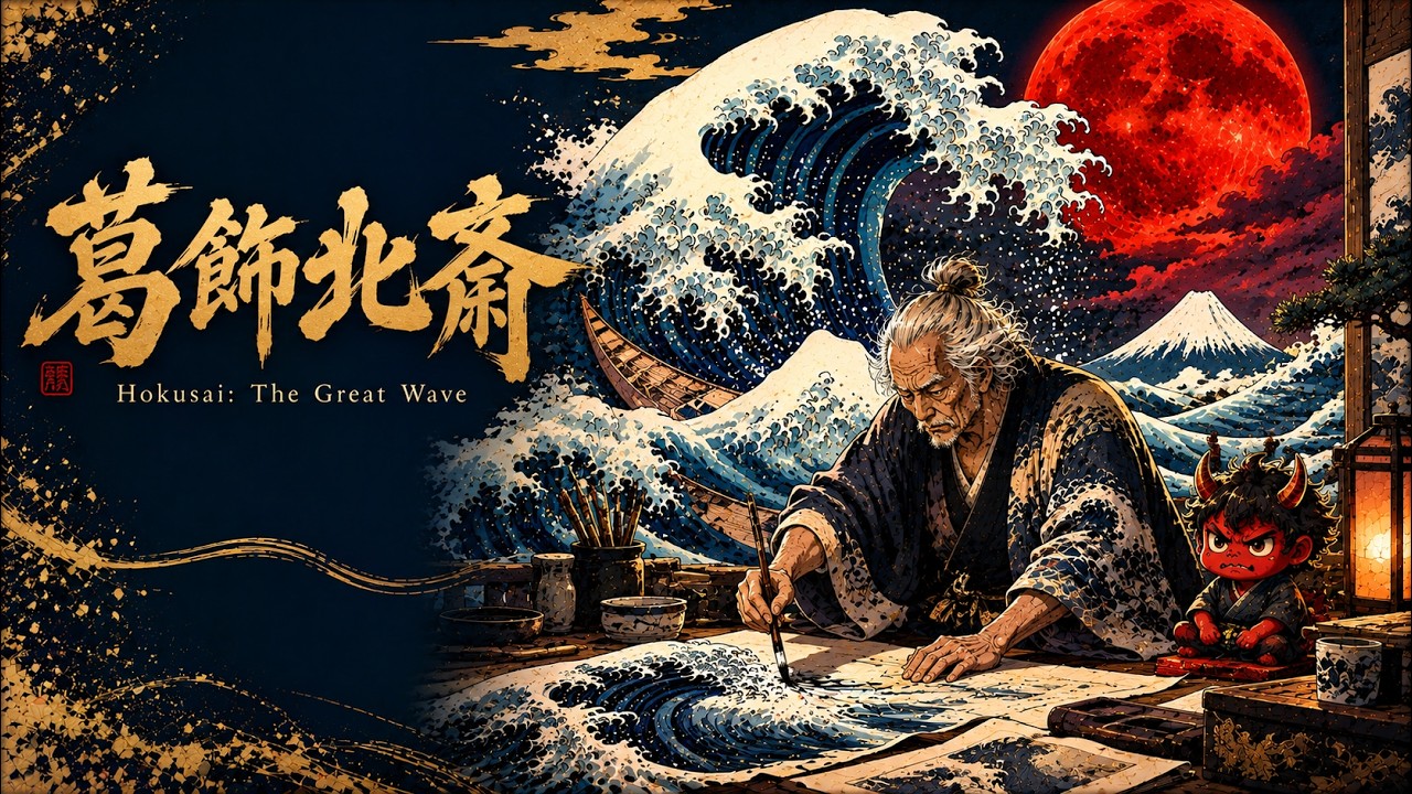 HOKUSAI 葛飾北斎 — The Great Wave (Japanese Jazz Hip Hop) | 浮世