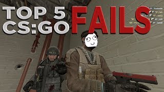 Top 5 CS: GO Fails by ESEA Invite Professional Gamers