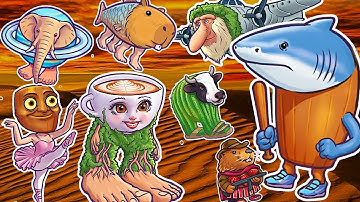 BRAINROT: MERGE FELLAS 07 | Suika Game Gameplay Walkthrough - Reaching Max Level!