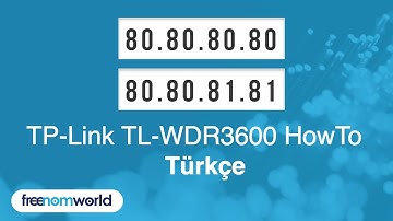 Freenom World TP-Link TL-WDR3600 HowTo (Türkçe)