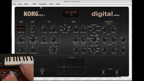 KORG NTS-1 Editor and Sound Bank as VST and Standalone