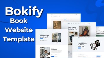 Bokify - Book Website Template / Create Your Book Website in Minutes