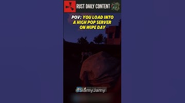 Average Rust Start on High Pop Servers #shorts  #rust  #rustshorts   #gaming   #funny