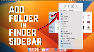 How To Add Folder In Finder Sidebar - Customise Your Mac Finder Sidebar