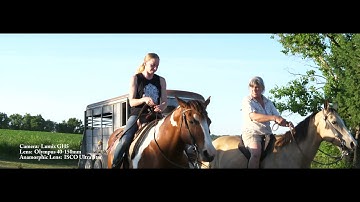 Lumix GH5 6K Anamorphic Test - Horse Riding in the Country