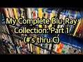 My complete bluray collection part 1 s thru c