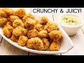 Gobi popcorn recipe  new party snack crunchy  juicy cauliflower bites  cookingshooking