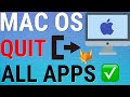 How To Close All Apps On MacBook & Mac (QUIT ALL APPS)