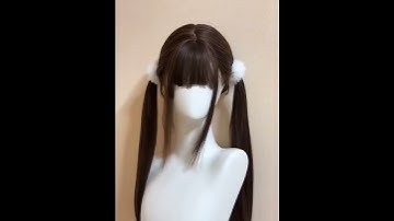 Tóc giả nguyên đầu ngôi zikzak dáng thẳng#tocgia #tocdai #tocgianguyendau