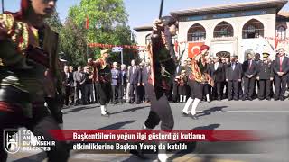 Ankaranin Başkent Oluşunun 96.Yildönümü Etki̇nli̇kleri̇ni̇n İlk Adresi̇ Anitkabi̇r Oldu