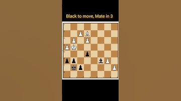 ||Mate in 3|| #shorts #cheses  #checkmate #learnchess  #tactics #chessforbeginners #chessmatetricks