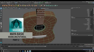 Maya Tutorial for Beginners - Modelling Guitar-Part-2