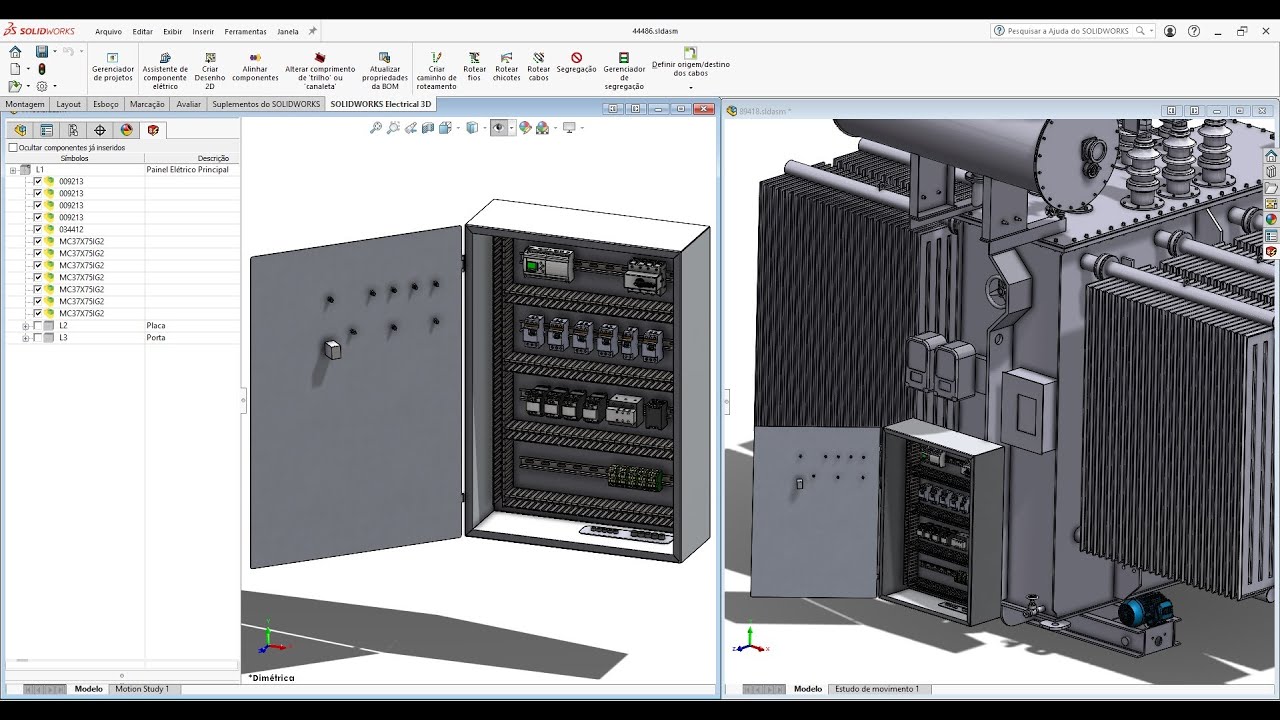 SolidWorks Electrical - Projeto Transformador - YouTube
