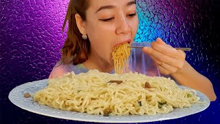 RAMYON ASMR / KOREA RAMYON MUKBANG / O'ZBEKCHA ASMR / HAMMASINI YEBTASHADIM