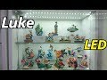 【フィギュア棚】ドラカプが光り輝く！コレクションケースLukeにLEDを取り付けました！