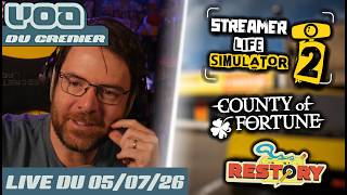 VOD - Discussions / Streamer Life Simulator 2 / Country of Fortune / Restory - 05/07/26