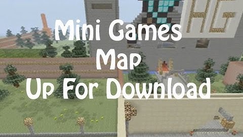 PS3 Minecraft | Mini Games Map | Up For Download
