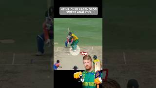 Heinrich Klaasen Batting Technique | Slog Sweep Analysis screenshot 4