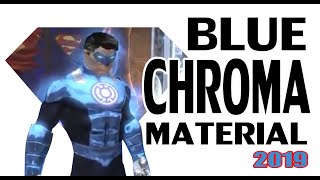 DCUO Blue Metallic Chroma material