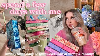 spend a few days with me🌟💗 sunday reset, book mail, unboxings & starting a new fantasy book ✨