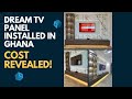 Jawdropping tv panel installation in kumasi ghana  a design you must see