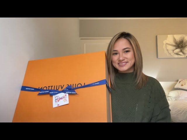 Louis Vuitton Dauphine MM hobo bag unboxing. 