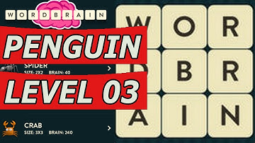 WordBrain Penguin Level 3 Answers (Android/IOS)